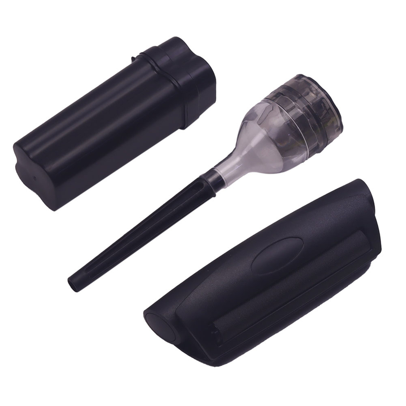 110MM Manual Tobacco Roller Maker Plastic Funnel 2 in 1 Grinder Herb Storage Stash Travel Smoking Case