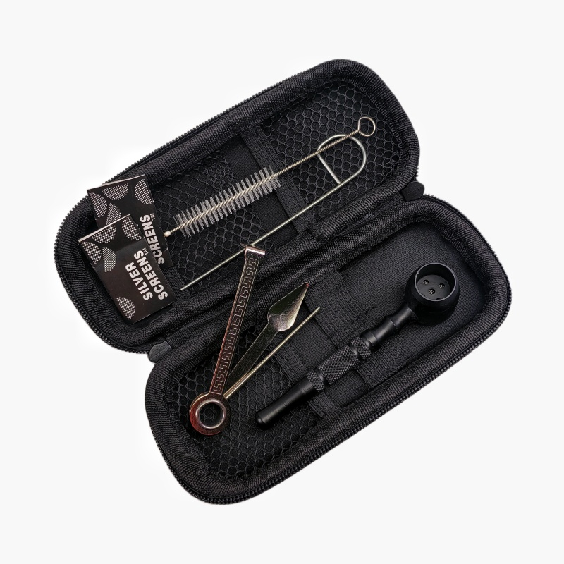 KT1011 Smoking Pipe Kit Big Tobacco Pipe Smoking Accessories Kit 7 Pieces