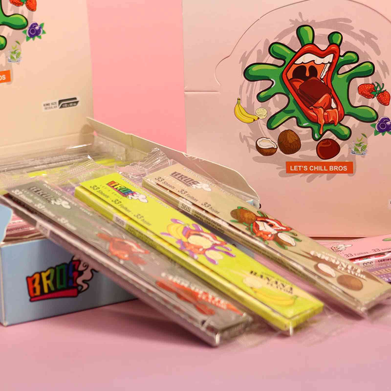 110x44MM King Size Flavored Rolling Paper Rolling Paper for Weed 1 1/4 Flavoured Rolling Paper for Smoking Raw Rolling Paper Rolling Paper Booklet