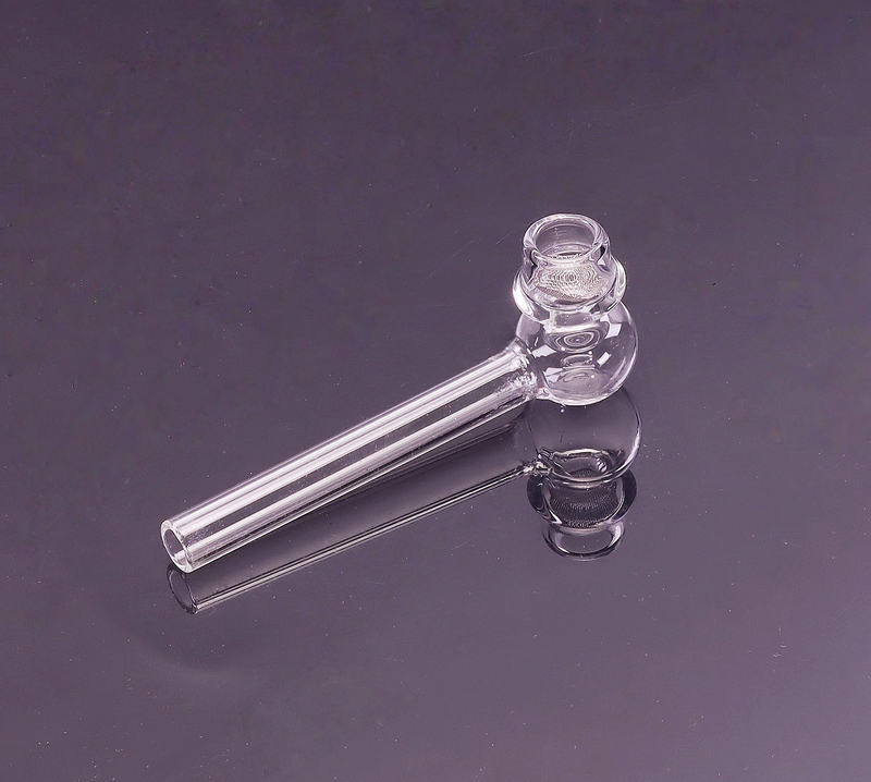 Premium Borosilicate Glass Pipe Dual-Use with Metal Mesh Screens Portable Clear Glass Pipe for Oil & Dry Herb Smoking Heat-Resistant Dual-Function Glass Pipe + Shatterproof Case For Smoking