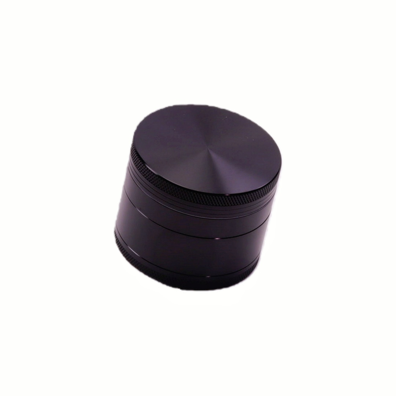 Durable 4-Layer Flat-Top Aluminum Alloy Herb Grinder for Home & Travel Includes Scraper and Cleaning Brush 4-Layer Aluminum Alloy Flat-Top Herb Grinder with Free Pollen Scraper and Cleaning Brush