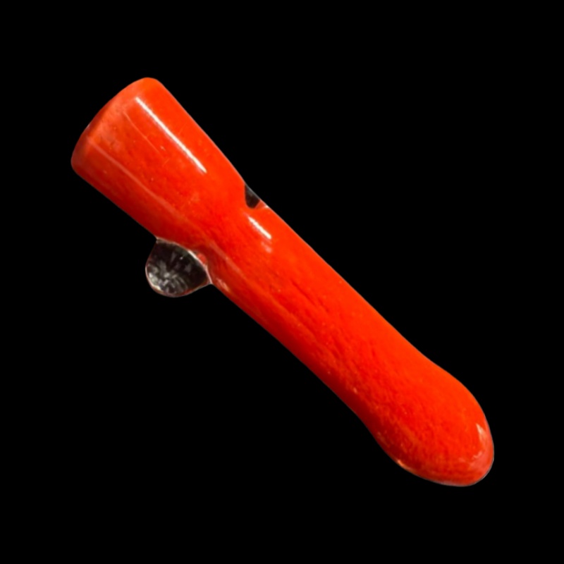 4 Inches Crushed Glass Chillum Pipe Glass Chillum One Hitter One Hitter Pipes Glass Chilllum for Weed Smoking Cannabis Maryuana Pot