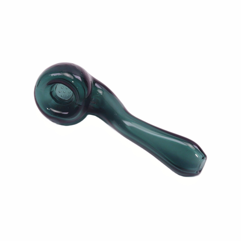 1 Pack of 3 Piece Portable Preminum Classic Smoking Glass Pipe Set Includes Glass Pipe Cleaner Storage Container Hard Case for Travel
