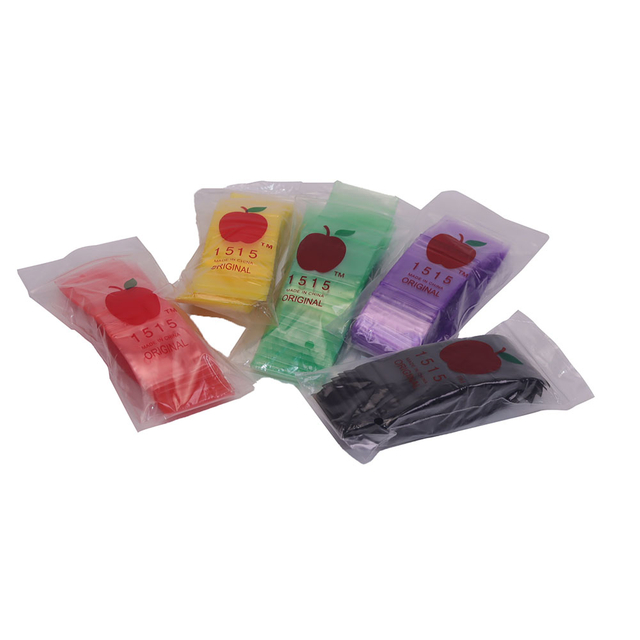 1 Pack Of 100 Pieces Color 1515# Mini Ziplock 2 MIL Plastic Reclosable Bag