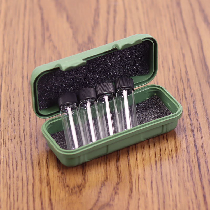 3/6/8 Pack 4ml Amber Small Liquid Sample Glass Vials with Screw Caps Dram Leak-Proof Vial Black Screw Cap with PE Liners for Lab Essential Oil Perfume Reagents