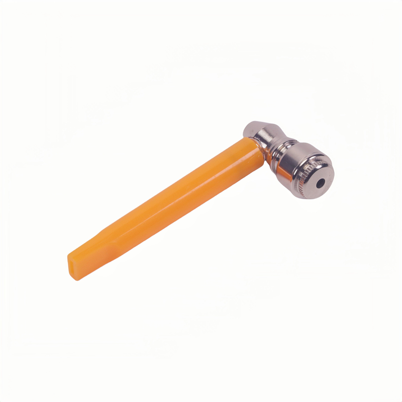 Plastic Tube Metal Tobacco Pipe Smoking Accessories Kit 7 Pieces