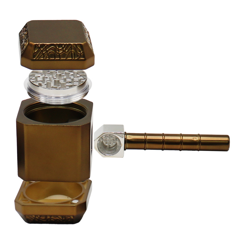 Magic Hammer Of The God Thor Shaped Herb Grinder Mjollnir Shaped Herb Grinder With Tobacco Pipe
