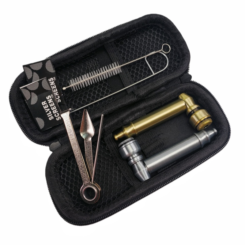 KT1009 8 Pieces Antique Copper High Relief Tobacco Pipe Kit For Smoking