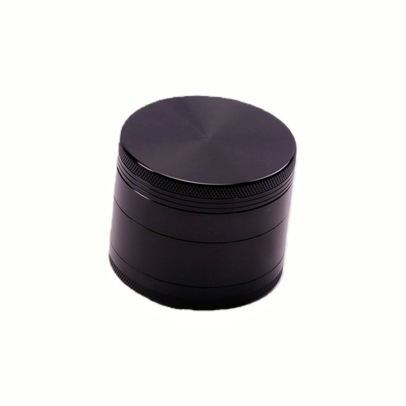 Durable 4-Layer Flat-Top Aluminum Alloy Herb Grinder for Home & Travel Includes Scraper and Cleaning Brush 4-Layer Aluminum Alloy Flat-Top Herb Grinder with Free Pollen Scraper and Cleaning Brush