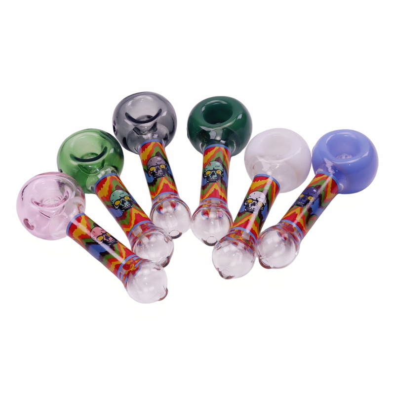 1 Pack of 4 Piece Portable Travel Smoking Glass Pipe Set Includes Glass Pipe Cookie Grinder Storage Container for Smoking Cookier Grinder Storage