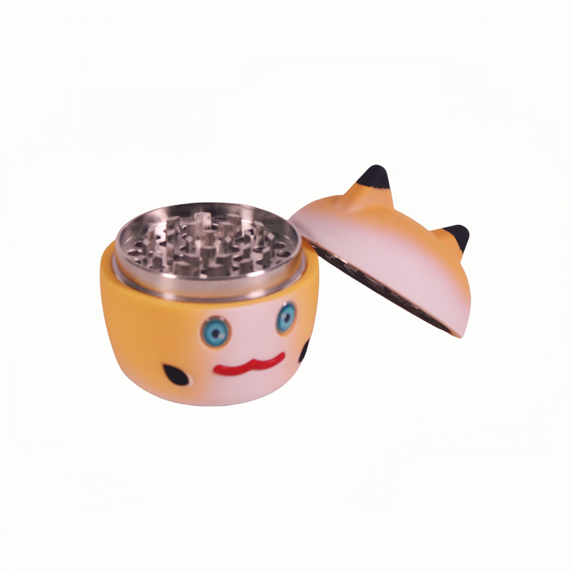 Big Chamber Kitten Head Shaped 4 Parts Herb Grinders;Hello Kitty Tobacco Grinder;Pussy Spice Grinder