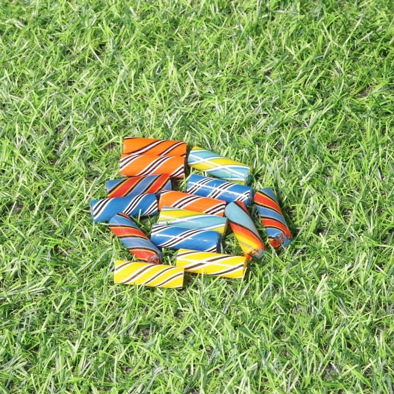 8 pcs 12mm 7 Holes Clear Glass Vortex Tips With Rolling Paper And Tin Box Kit Glass Vortex Tips Kit Glass Vortex Tips Bundles