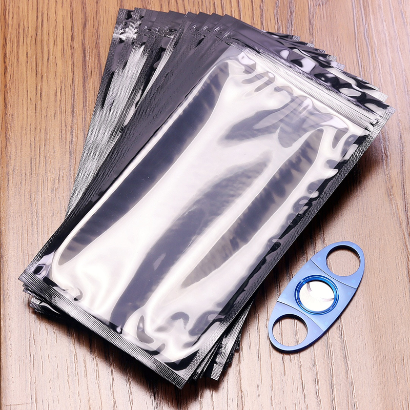 11 Pack Cigar Humidor Bag & Cutter Set ortable Cigar Humidifier Pouch Kit Travel Cigar Case with Cutter Luxury Cigar Storage & Cutting Set