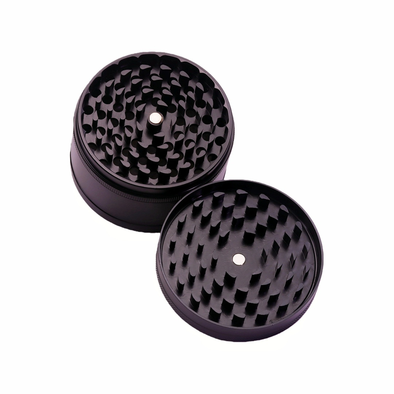 3 Inches 4 Chamber Jumbo CNC Aluminum Herb Grinder For Smoking Solid Top Durable Metal Grinder