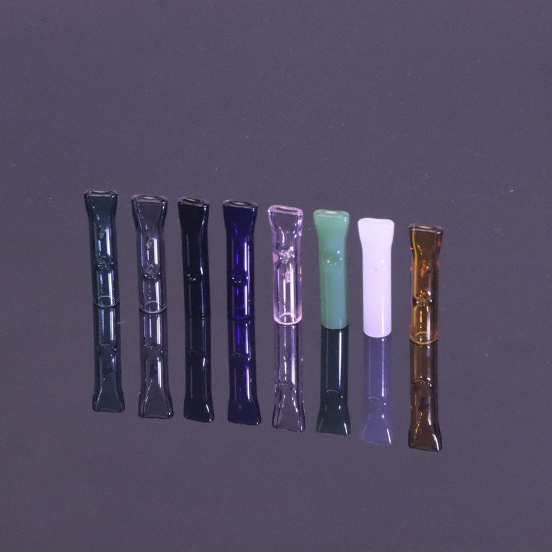 30 Pack 8mm Clear Glass Mouthpiece for Rolling Paper Straight Glass Tips For Smoking Glass Smoking Accessories Glass Cigaretter Holder Filter Glass Roller