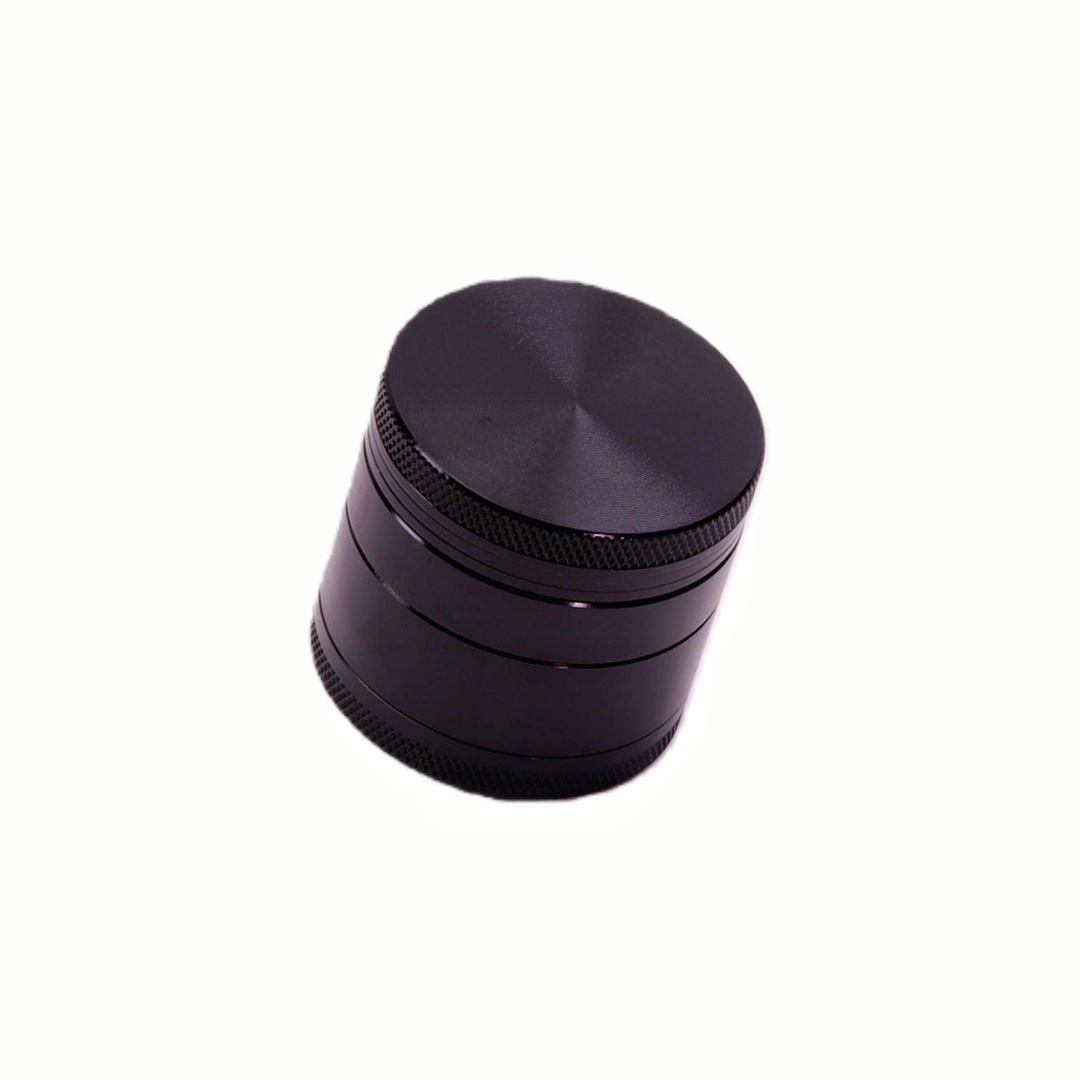 Durable 4-Layer Flat-Top Aluminum Alloy Herb Grinder for Home & Travel Includes Scraper and Cleaning Brush 4-Layer Aluminum Alloy Flat-Top Herb Grinder with Free Pollen Scraper and Cleaning Brush