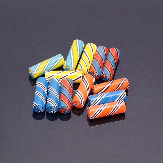 8 Pack Glass Vortex Tips Vortex Spiral Design Glass Filter Glass Joint Tips For Smoking Vortex Glass Rolling Tips Vortex Tips For Joint