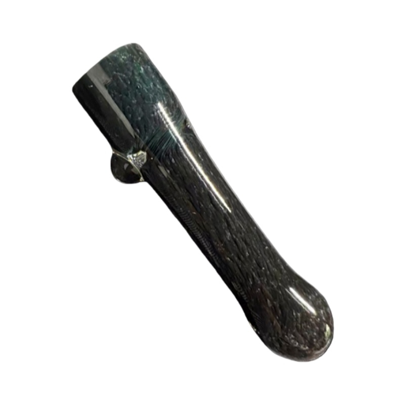 4 Inches Crushed Glass Chillum Pipe Glass Chillum One Hitter One Hitter Pipes Glass Chilllum for Weed Smoking Cannabis Maryuana Pot