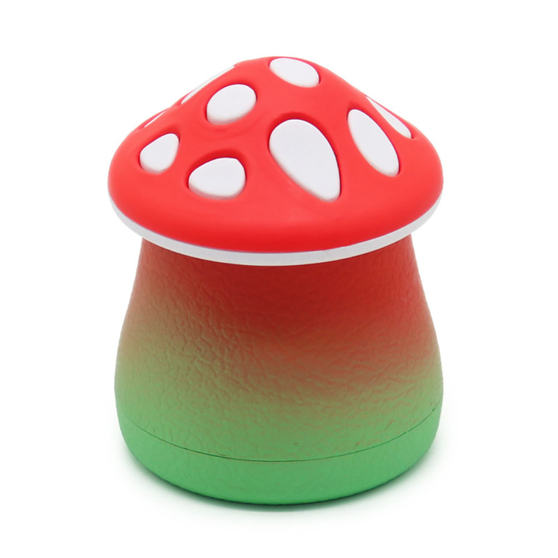 Multi-Color 3 Pieces Funny Mushroom Herb Grinders