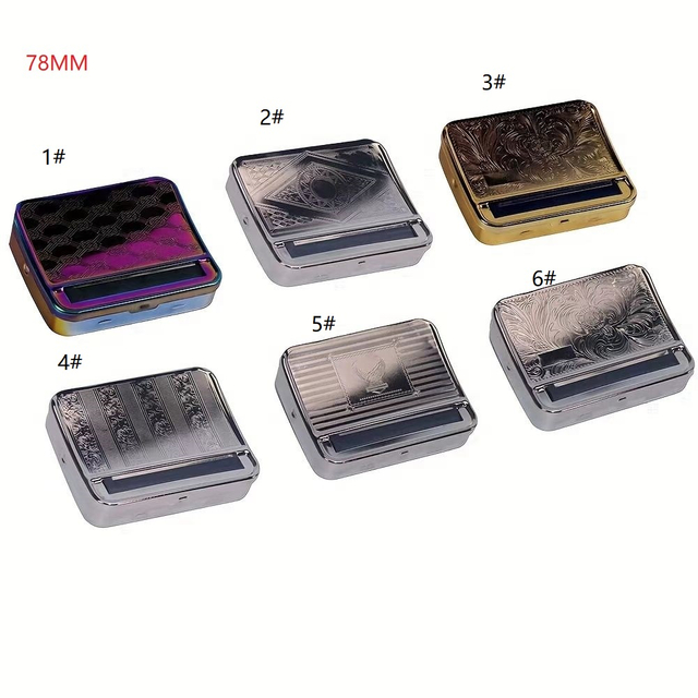 DIY Cigarette Roller Machine Cigarette Maker Rolling Machine Tobacco Roller Box for 78MM