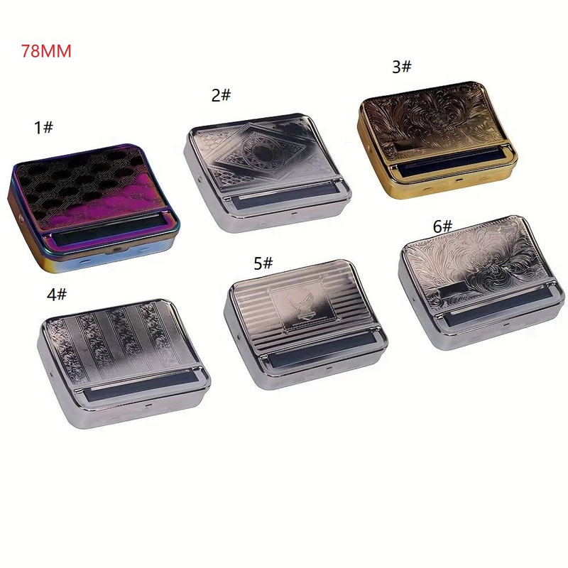 DIY Cigarette Roller Machine Cigarette Maker Rolling Machine Tobacco Roller Box for 78MM