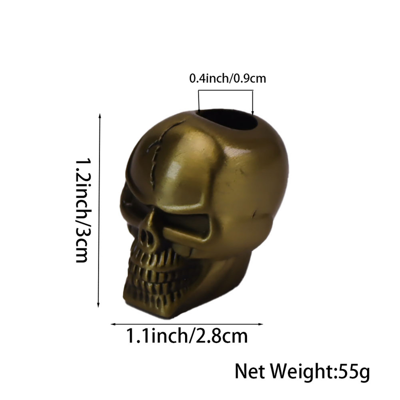 SKull Shaped Metal Extinguisher Snuffer for 8MM Cigarette
