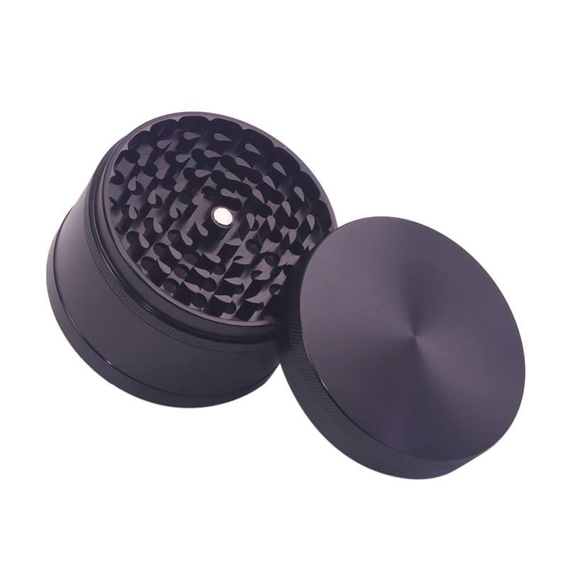 3 Inches 4 Chamber Jumbo CNC Aluminum Herb Grinder For Smoking Solid Top Durable Metal Grinder