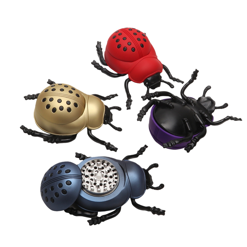 5 Pieces Ladybuy Shaped Herb Grinder With Scraper