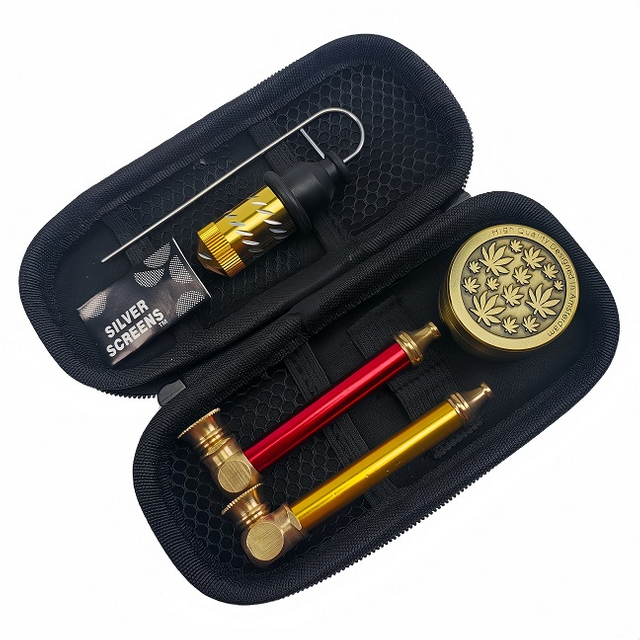 Copper Tobacco Pipe;Brass Smoking Pipe;Colorful Brass Tobacco Metal Pipes；Smoking Kit