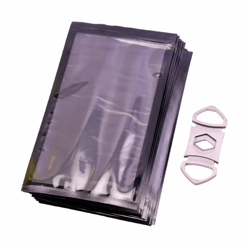 Portable Ziplock Humidor Bag with Moisturizing Layer Reusable Travel Cigar Hydration Bags Cigar Storage Accessories Travel Humidor