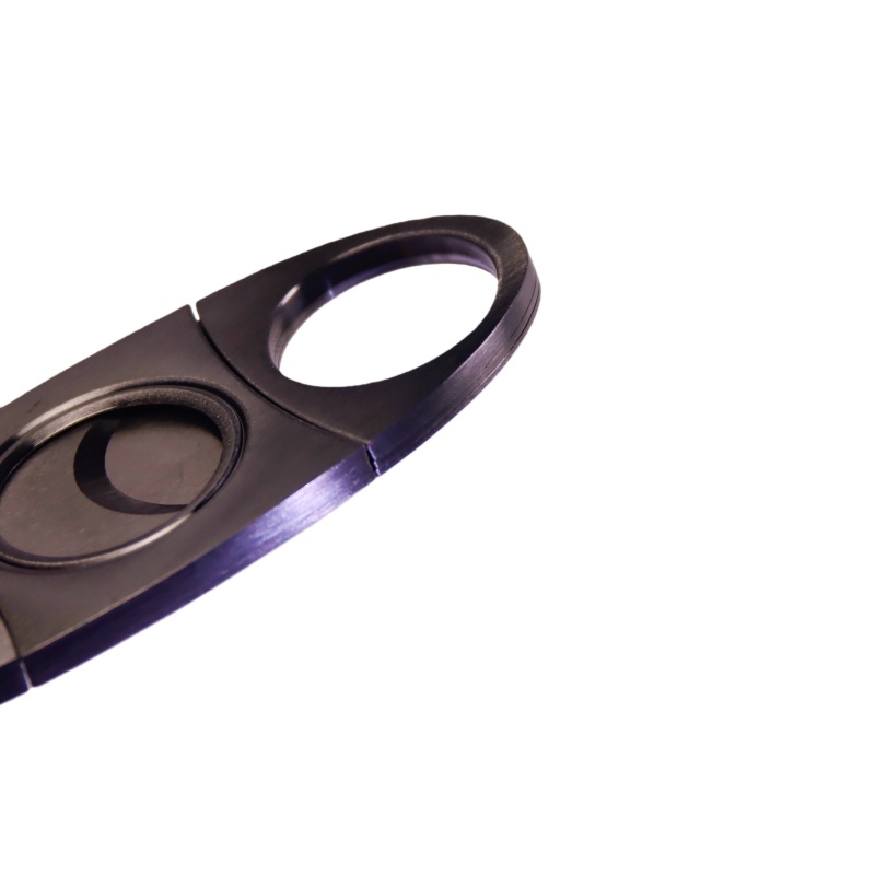 Durable 2 Blades Premium Stainless Steel Cigar Cutter Portable V-cut Cigar Cutter V Shape Cigar Cutter 3 in 1 Cigar Cutter Cigar Cutter Lighter