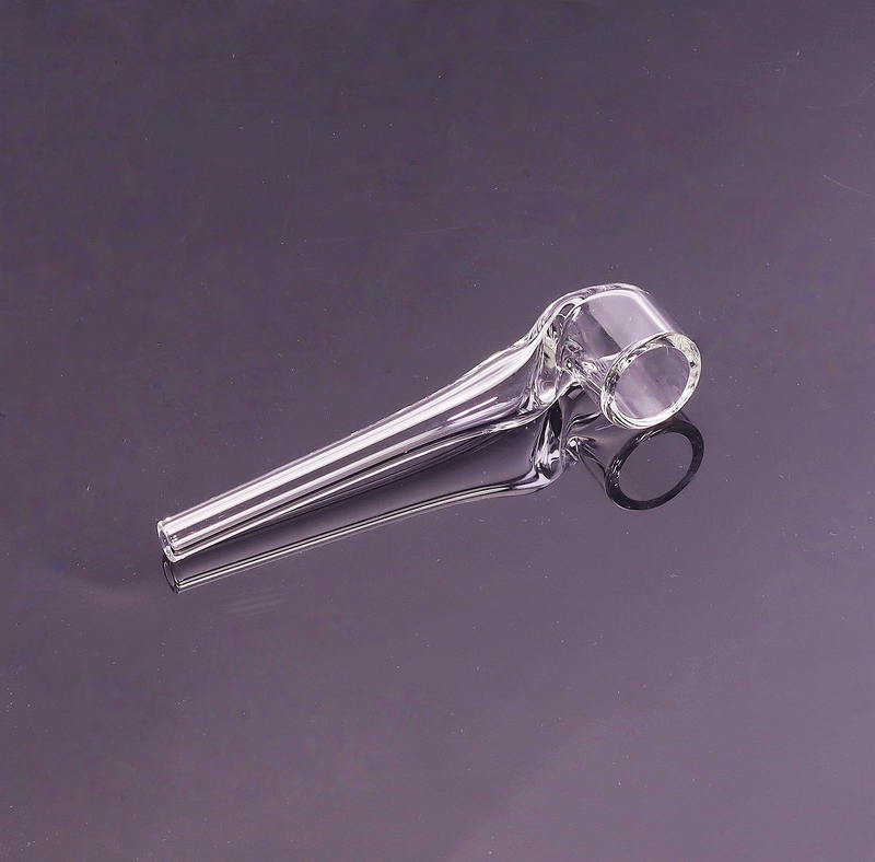 Travel Clear Glass Pipe Kit Premium Borosilicate Glass Pipe with Protective Case Portable Clear Glass Smoking Pipe for Outdoor Use Heat-Resistant Transparent Glass Pipe for Smoking
