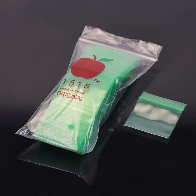 1 Pack Of 100 Pieces Color 1515# Mini Ziplock 2 MIL Plastic Reclosable Bag