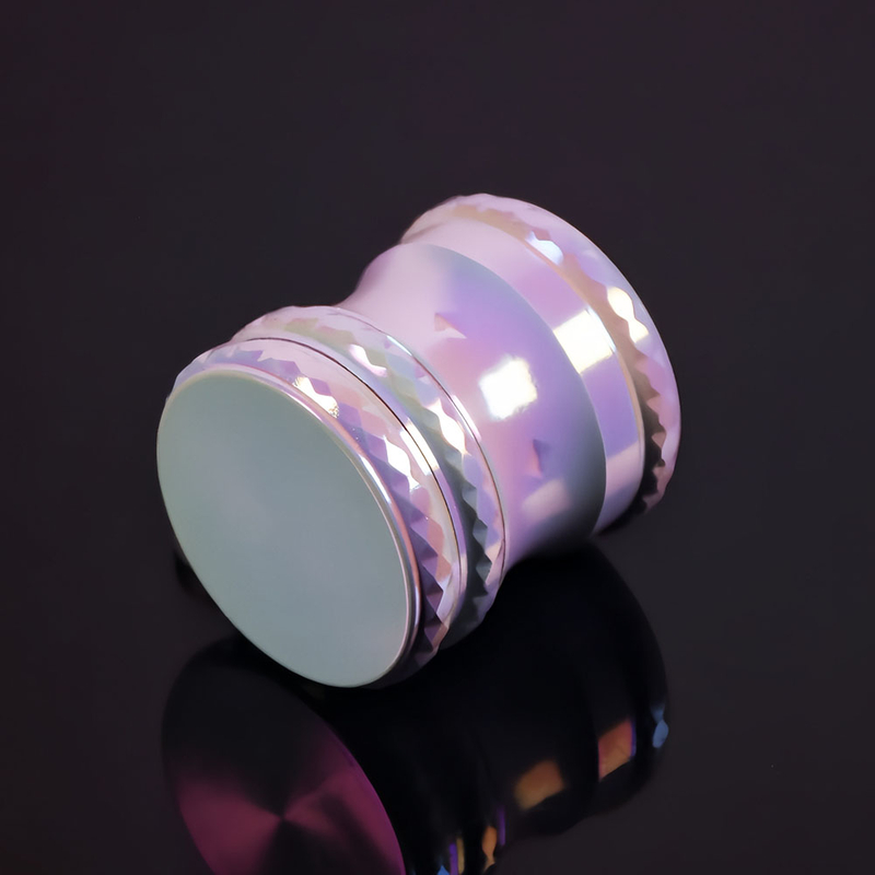 Zinc Alloy 4 Layers Colour White Portable for Smoking Tobacco Spice Grinder