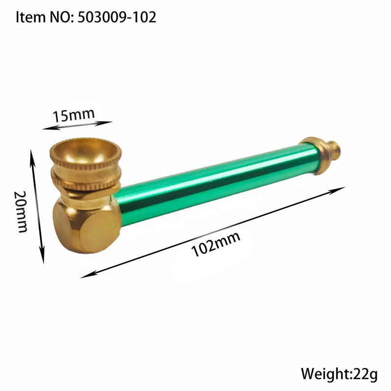 Copper Tobacco Pipe;Brass Smoking Pipe;Colorful Brass Tobacco Metal Pipes；Smoking Kit