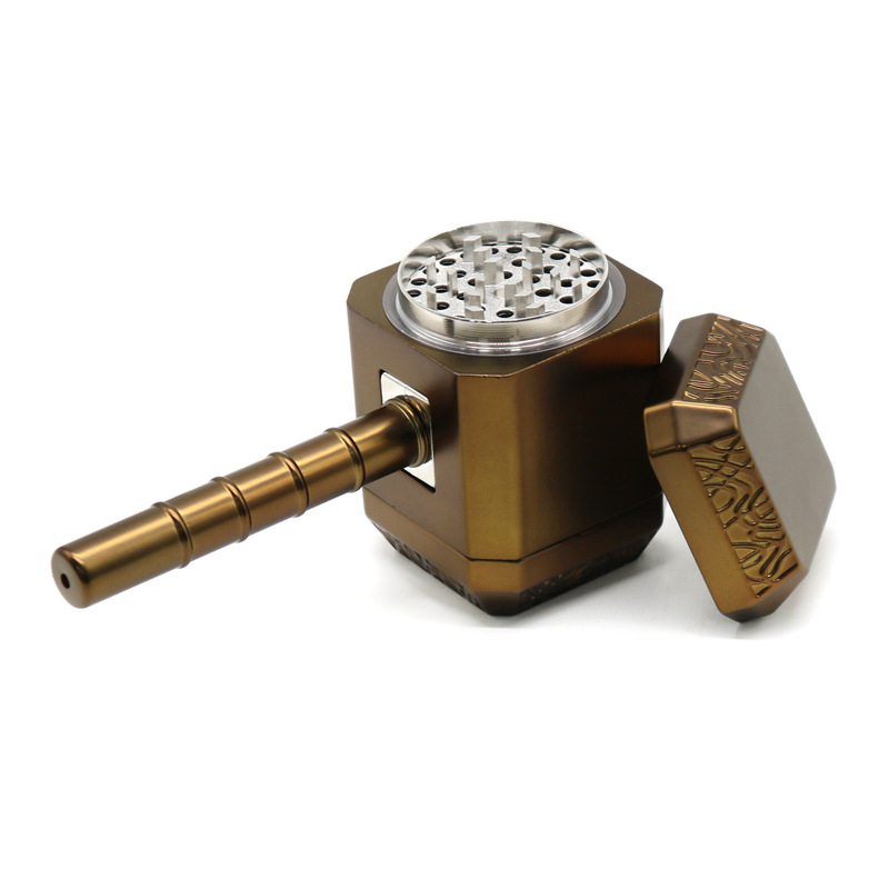 Magic Hammer Of The God Thor Shaped Herb Grinder Mjollnir Shaped Herb Grinder With Tobacco Pipe