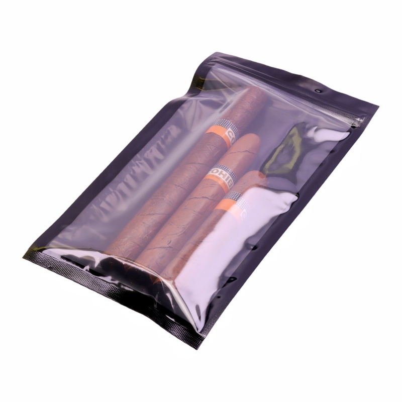 Cigar Humidor Bag Hydration Bag for Travel Business Trip Premium 5-Pack Reusable Cigar Humidor Bags with Humidity Control Ziplock Travel Case for Fresh Cigars