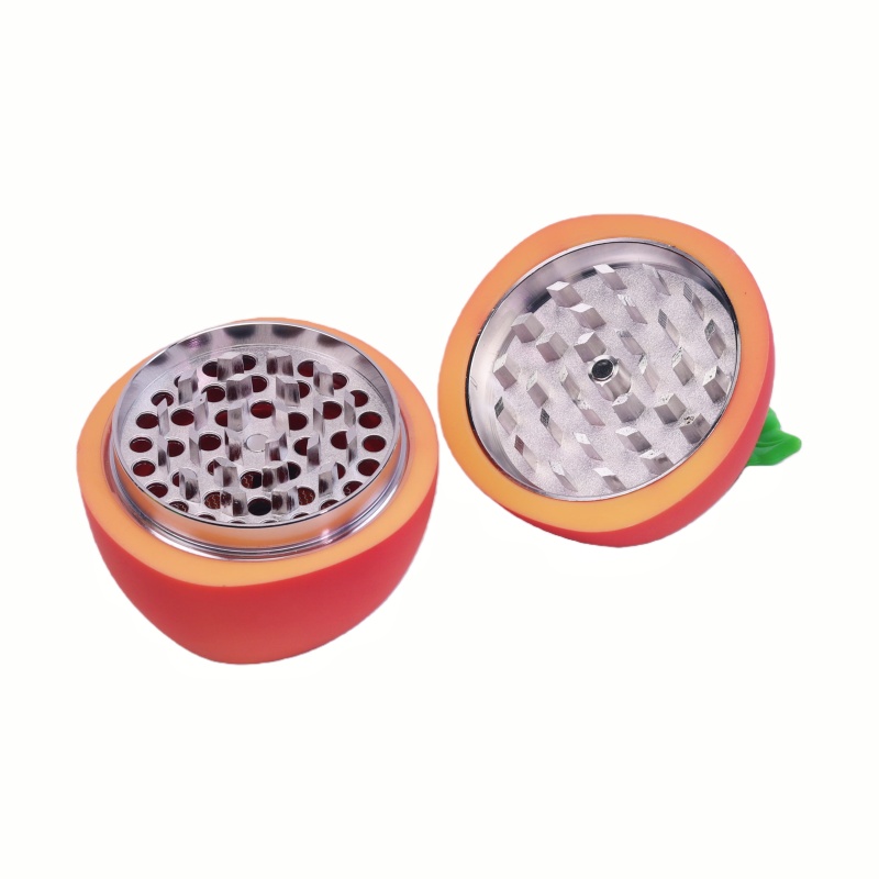 4 Pieces Colorful Apple-Shaped Metal Herb Grinder With Portable Seive Fruit-shaped Herb Grinder Herb Lover Gift Portable Apple Herb Grinder for Weed