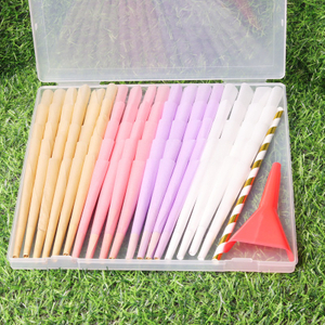 110MM Slow Burning Easy to Fill Natural Unbleached Paper Portable Pre-Rolled Cones Kit Pre-Rolled Cones (90 Count) 90-Piece Pre-Rolled Cigarette Cones Conical Rolling Paper Tubes