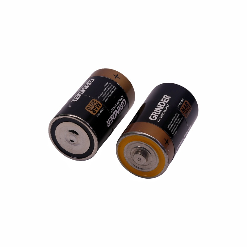 3-Layer Small & Large Dry Battery Shaped Zinc Alloy Herb Grinder For Weed Batttery Design Spice Mill Dry Battery Shaped Weed Grinder 2AA 3AA Shaped Metal Herb Grinder