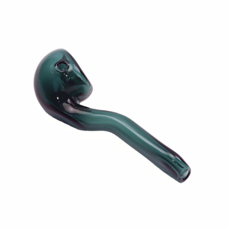 1 Pack of 3 Piece Portable Preminum Classic Smoking Glass Pipe Set Includes Glass Pipe Cleaner Storage Container Hard Case for Travel