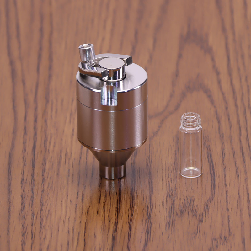 44MM/56MM 1.75 Inches Aluminium Alloy Portable Spice Grinder with Storage Bottle