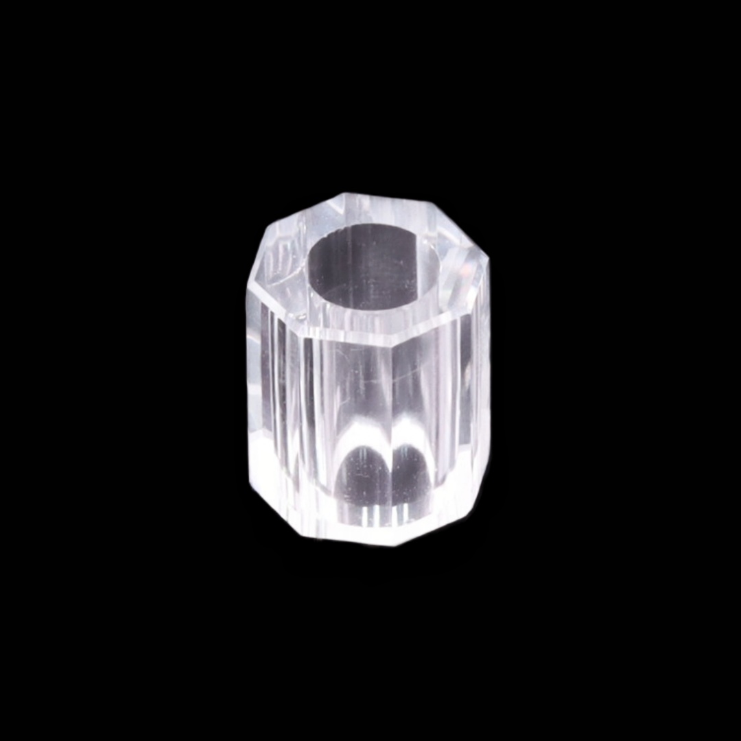 2 Pack Crystal Octagonal Cylindrical Instant Cigarette Snuffer Extinguisher Smoke Stop for Ashtrays for Home Office Bar Smoking Accessories Gifts