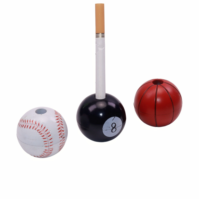 Resin Novelty Sports Ball Billiards 8 Ball Baseball Basket Ball Golf Cigarette Extinguisher Snuffer for Ashtray