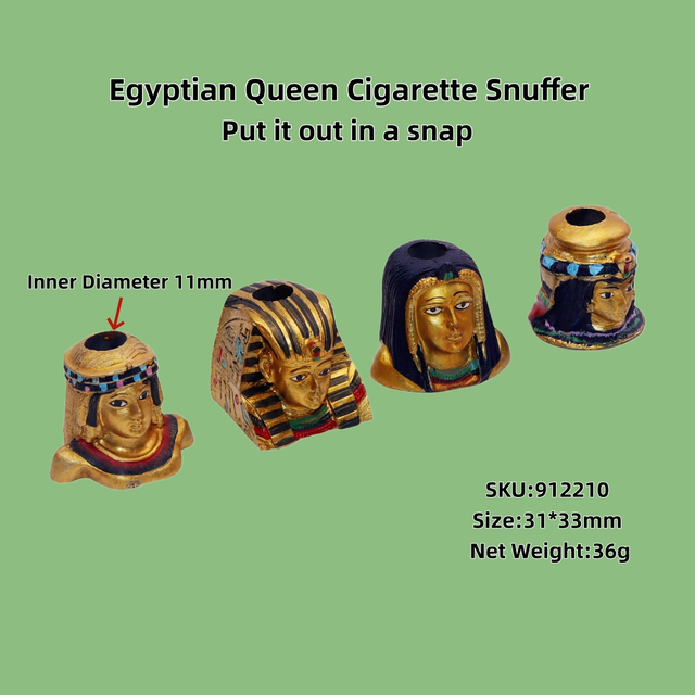 Resin Pharaoh Cigarette Snuffer Ancient Egyptian Cigarette Extinguisher Cleopatra Cigarette Snuffer Egyptian Queen Cigarette Snuffer