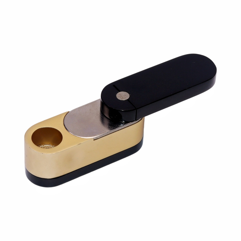 Durable Portable High Tech Pipes Metro Pipe with Hidden Srorage Pocket Pipe with Stash Box