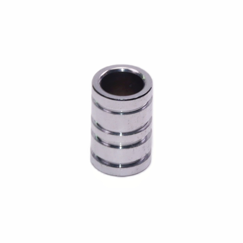 2 Pack Gold/Silver Ribbed Cylindrical Cigarette Snuffer Grooved Metal Extinguisher Home & Bar Smoking Accessory