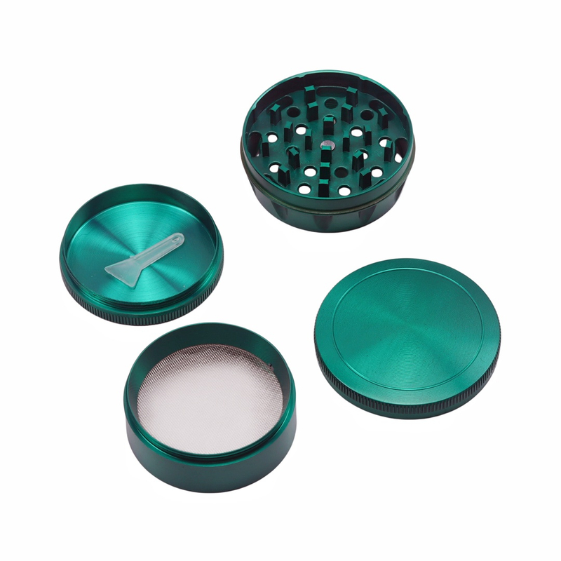 63mm 4 Parts Rainbow Durable Portable Size Spice Metal Grinder For Travel Kichen