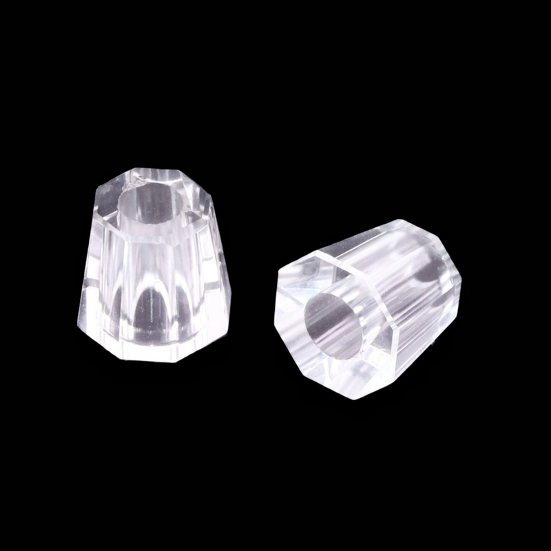Crystal Cone Cigarette Snuffer Transparent Cigarette Extinguisher Octagonal Cone Cigarette Snuffer for Home Bar