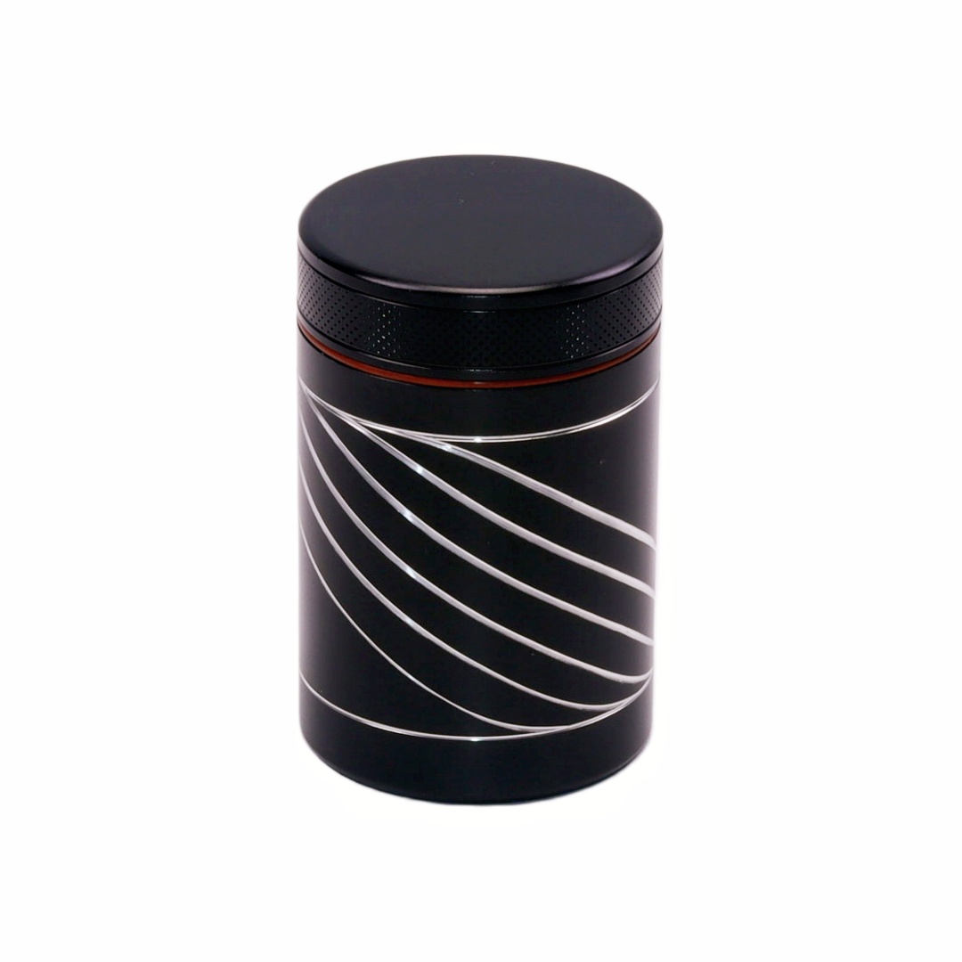 100ml Magnetic airtight stash jar Hidden magneticsmell proof container Metal spice jar with magnet Portable CNC aluminum storage canister Magnet base scent lock jar